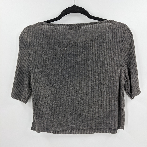 NWT TOPSHOP Ribbed Crop Top - Picture 4 of 5